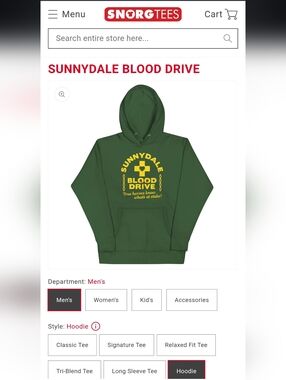 Sunnydale Blood Drive Unisex Novelty Hoodie